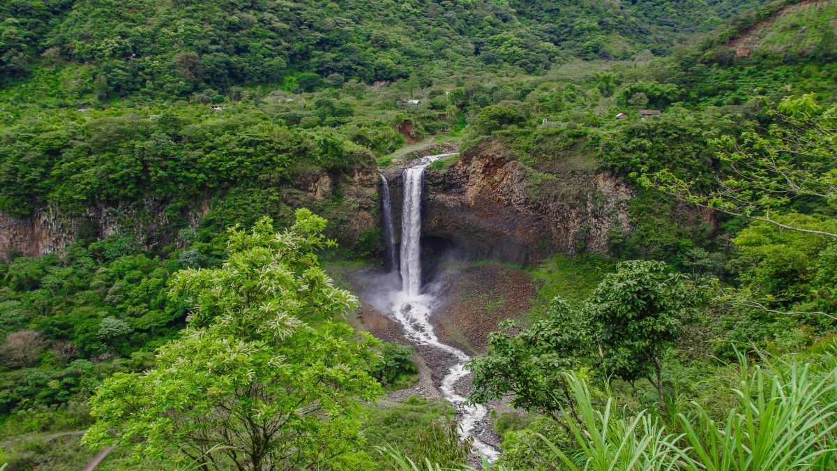 Ecuador - vízesés