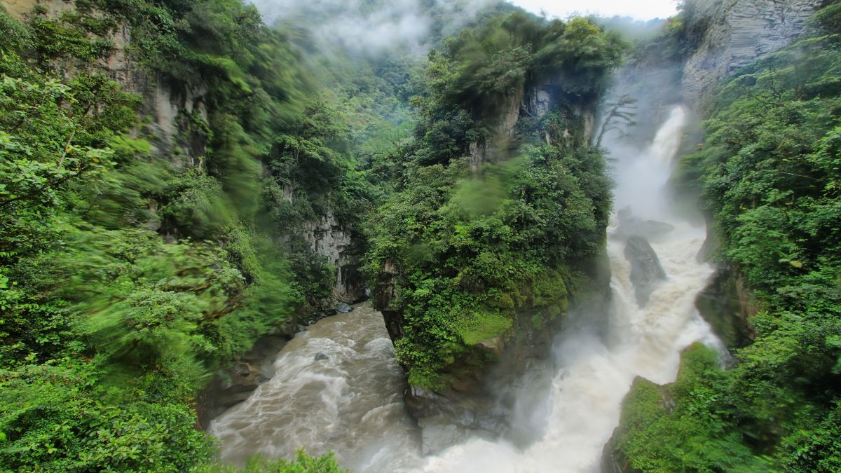 Ecuador - vízesés