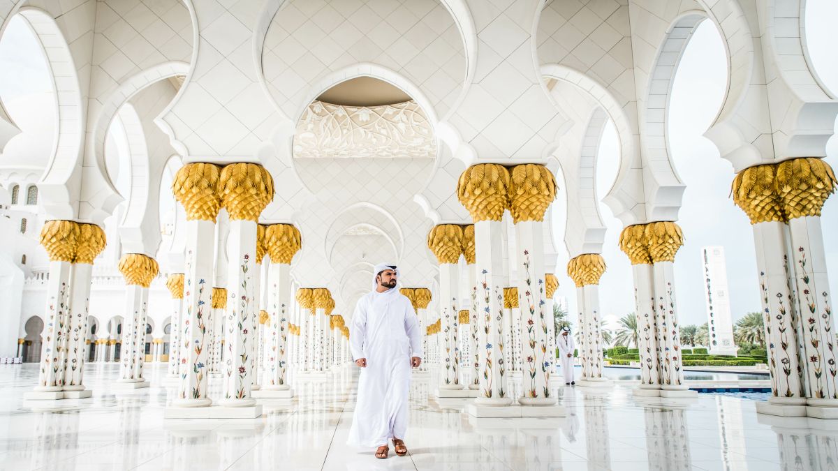 Abu Dhabi - Zájed sejk mecset