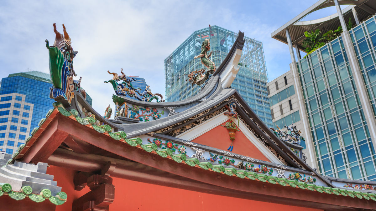 Thian Hock Keng templom 