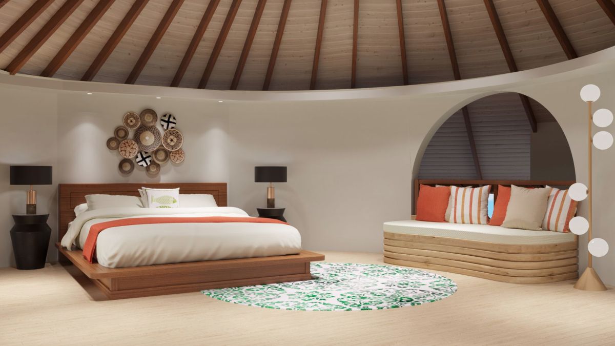 Beach lakosztály medencével