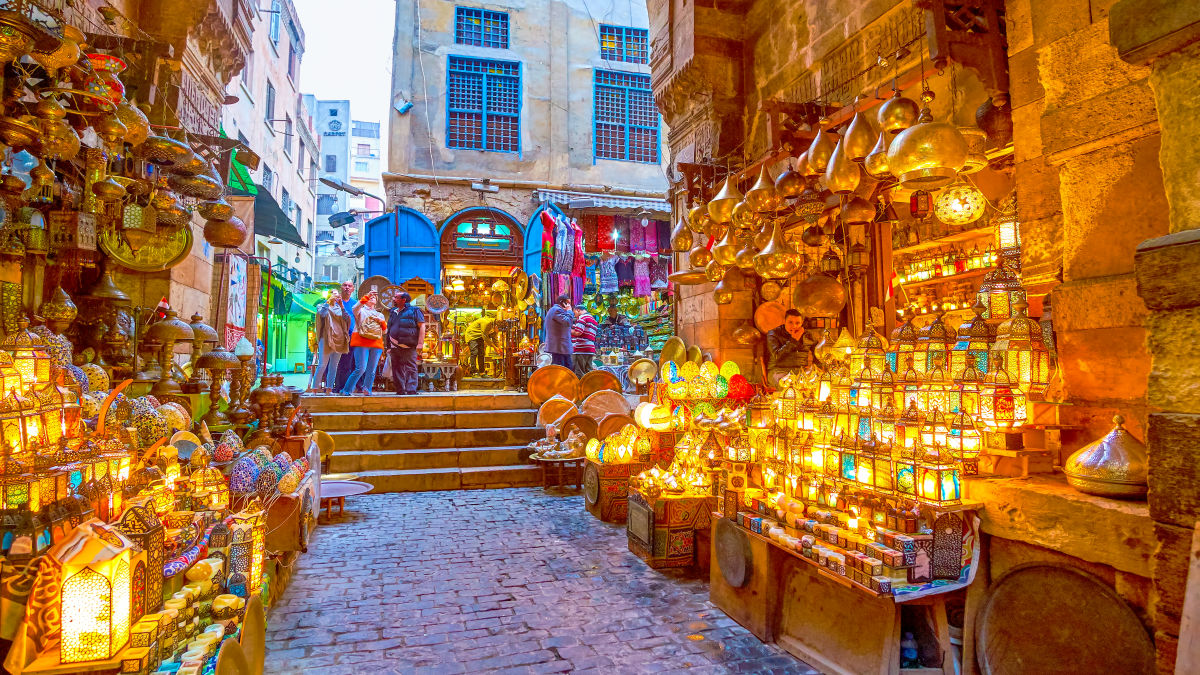 Khan el-Khalili bazár