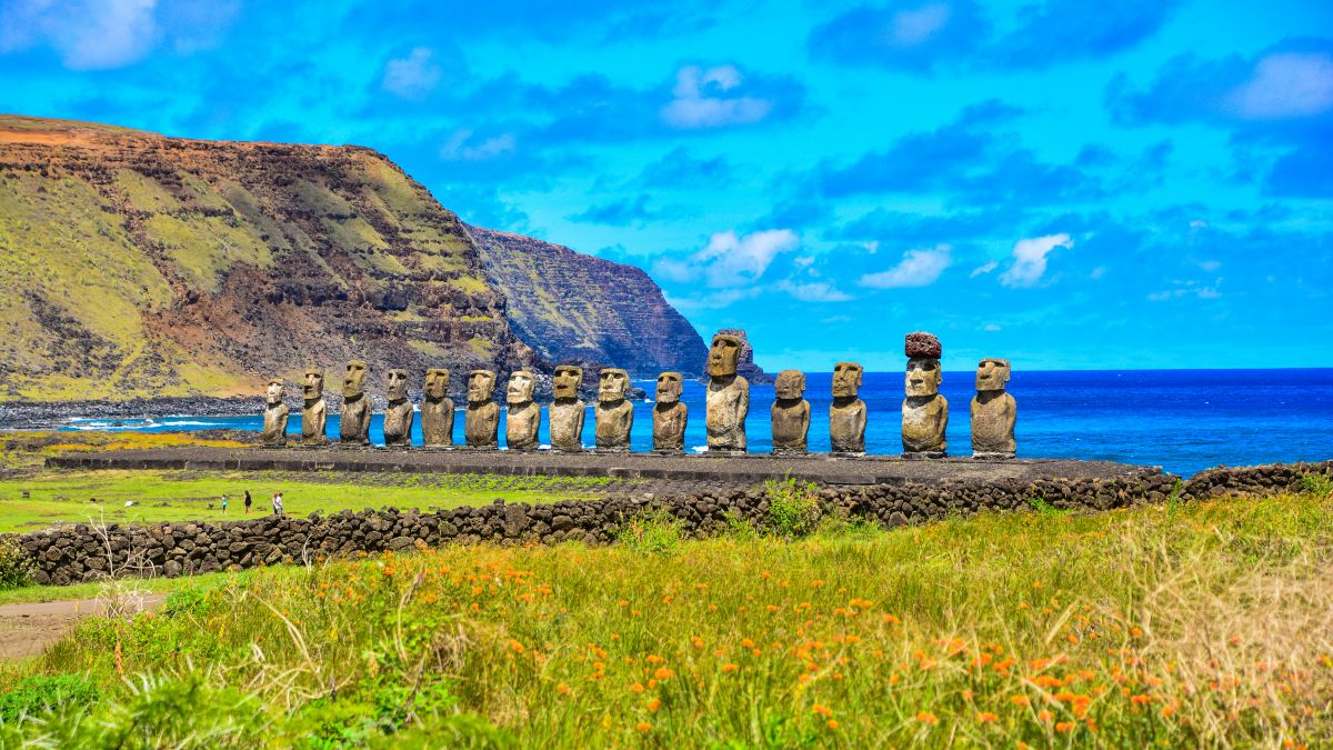 Húsvét-sziget - Ahu Tongariki