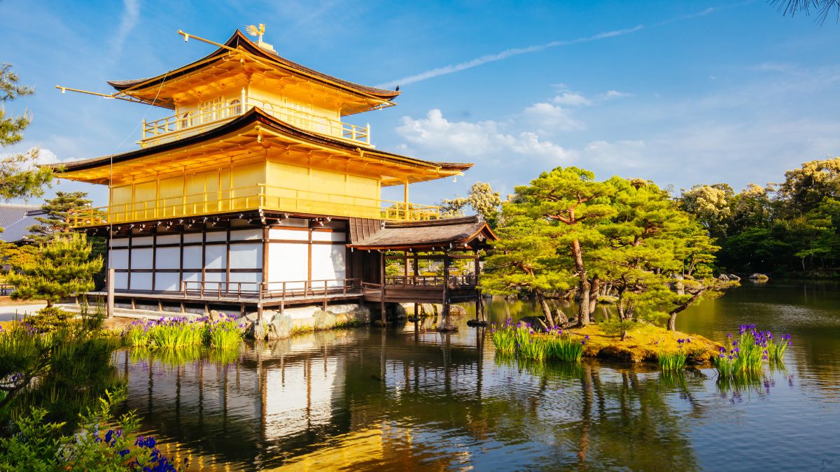 Kiotó - Kinkakuji (Aranytemplo