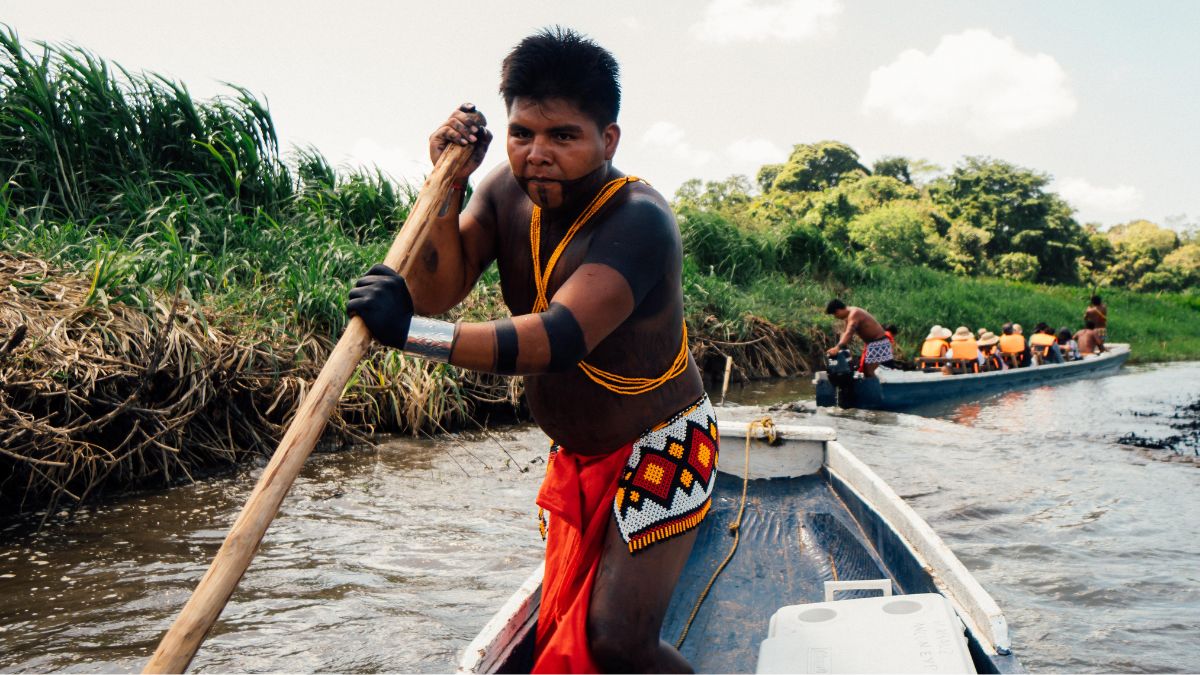 Embera indián közösség