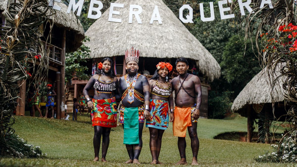 Embera indián közösség