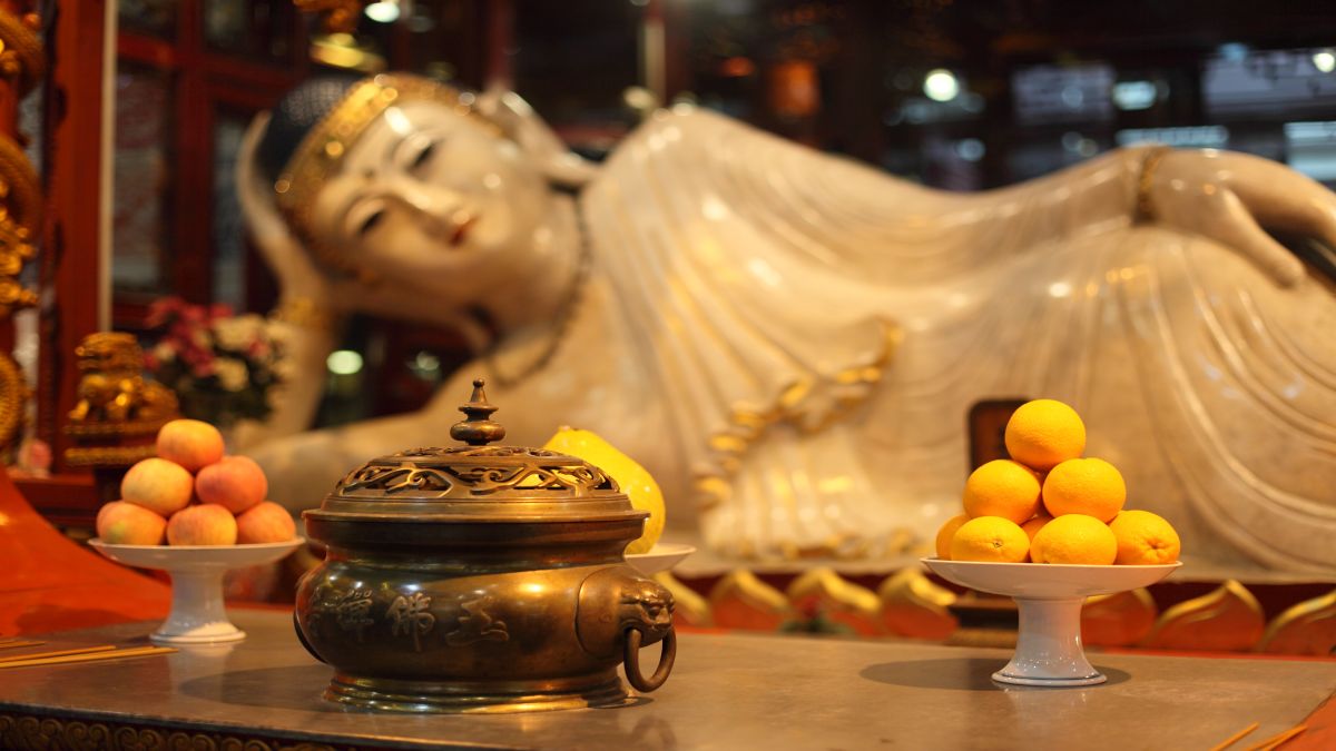 Sanghaj - Jade Buddha templom