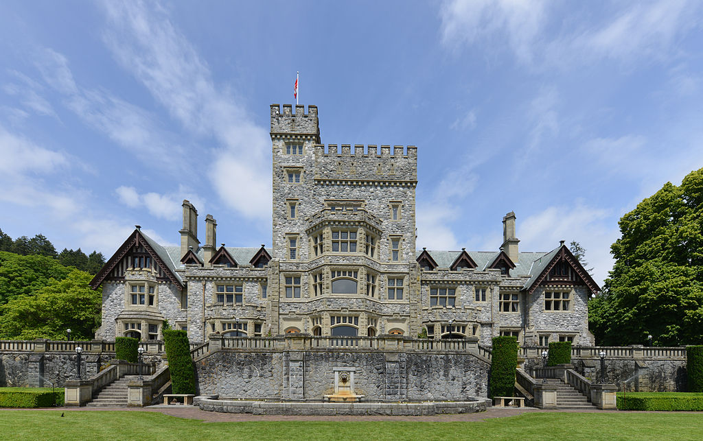 Hatley Castle, garden side