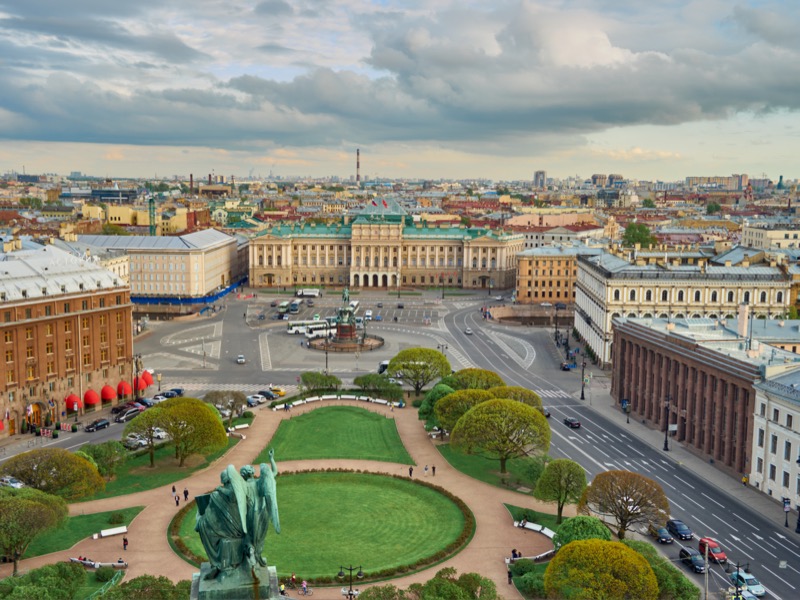 Oroszország | Szentpétervár | Kilátás a Szent Izsák-székesegyház tornyából - OTP Travel Utazási Iroda