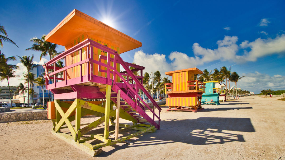 Miami Beach ikonikus „Baywatch” tornyai | USA | OTP Travel Utazási Iroda