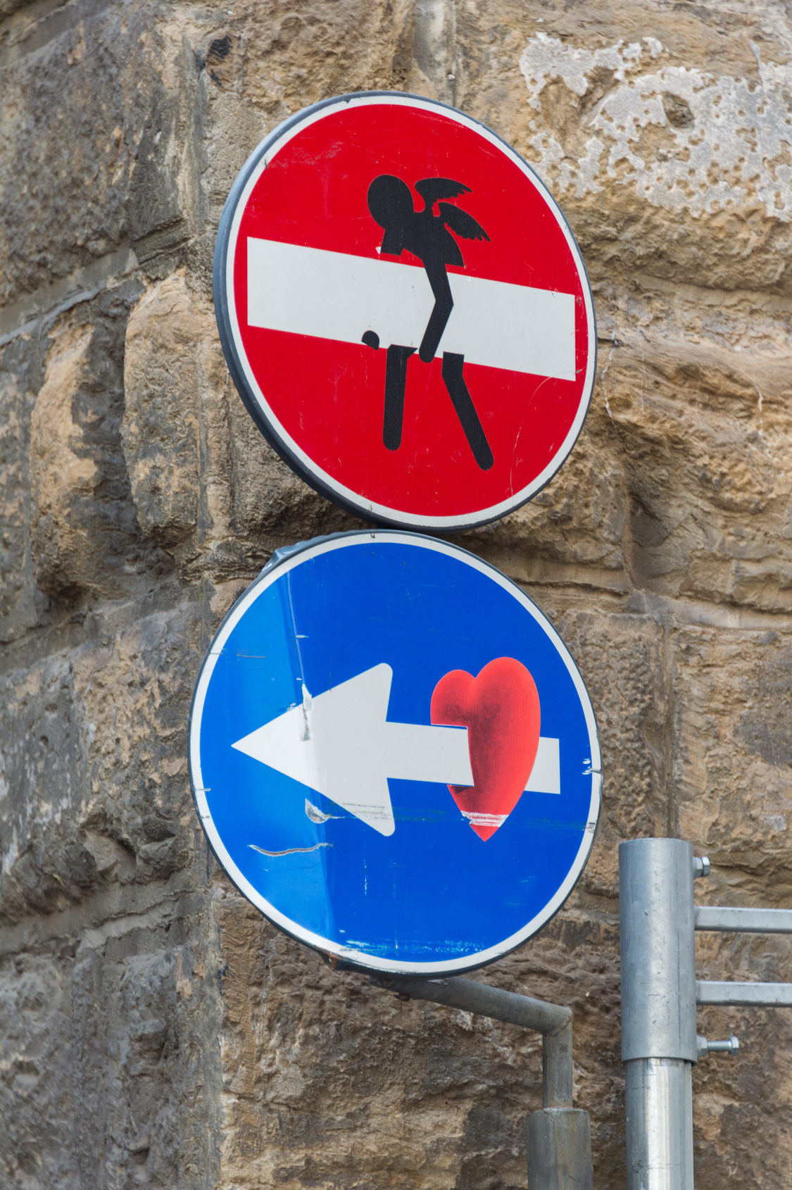 Firenze street art utcatábla - OTP Travel Utazási Iroda