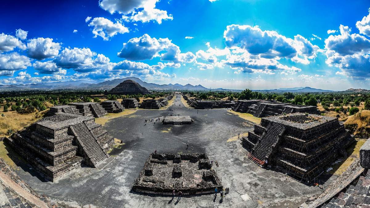 Körutazás Mexikóban, all inclusive üdüléssel Cancúnban - Teotihuacan látképe