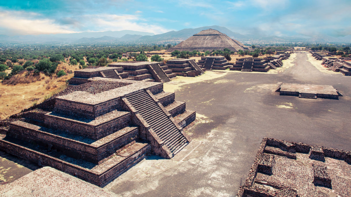 Körutazás Mexikóban, all inclusive üdüléssel Cancúnban - Teotihuacan látképe